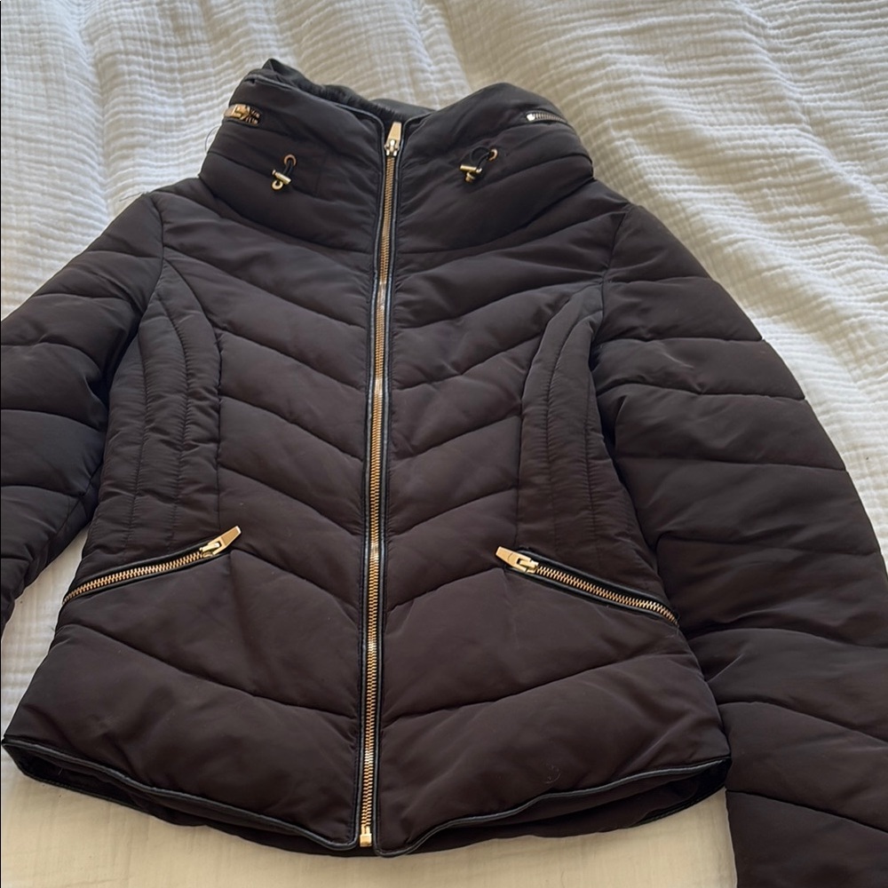 Black Zara Puffer